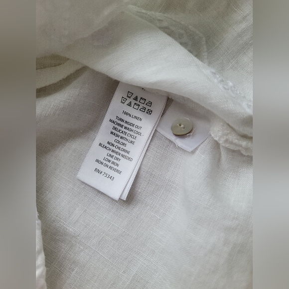 Women Linen Mini Dress - Picture 6 of 6